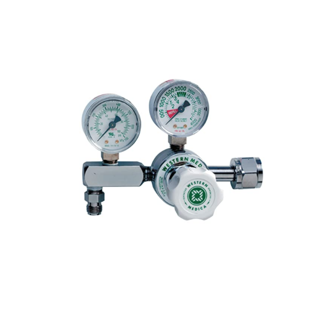 REGULADOR DE OXIGENO MEDICINAL WESTERN CGA540 - 0.15FG 2-15 LTS COD. CGA-540