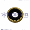 EMPAQUE VULCANIZADO DORADO CON HULE NEGRO YUGO COD 12-07A