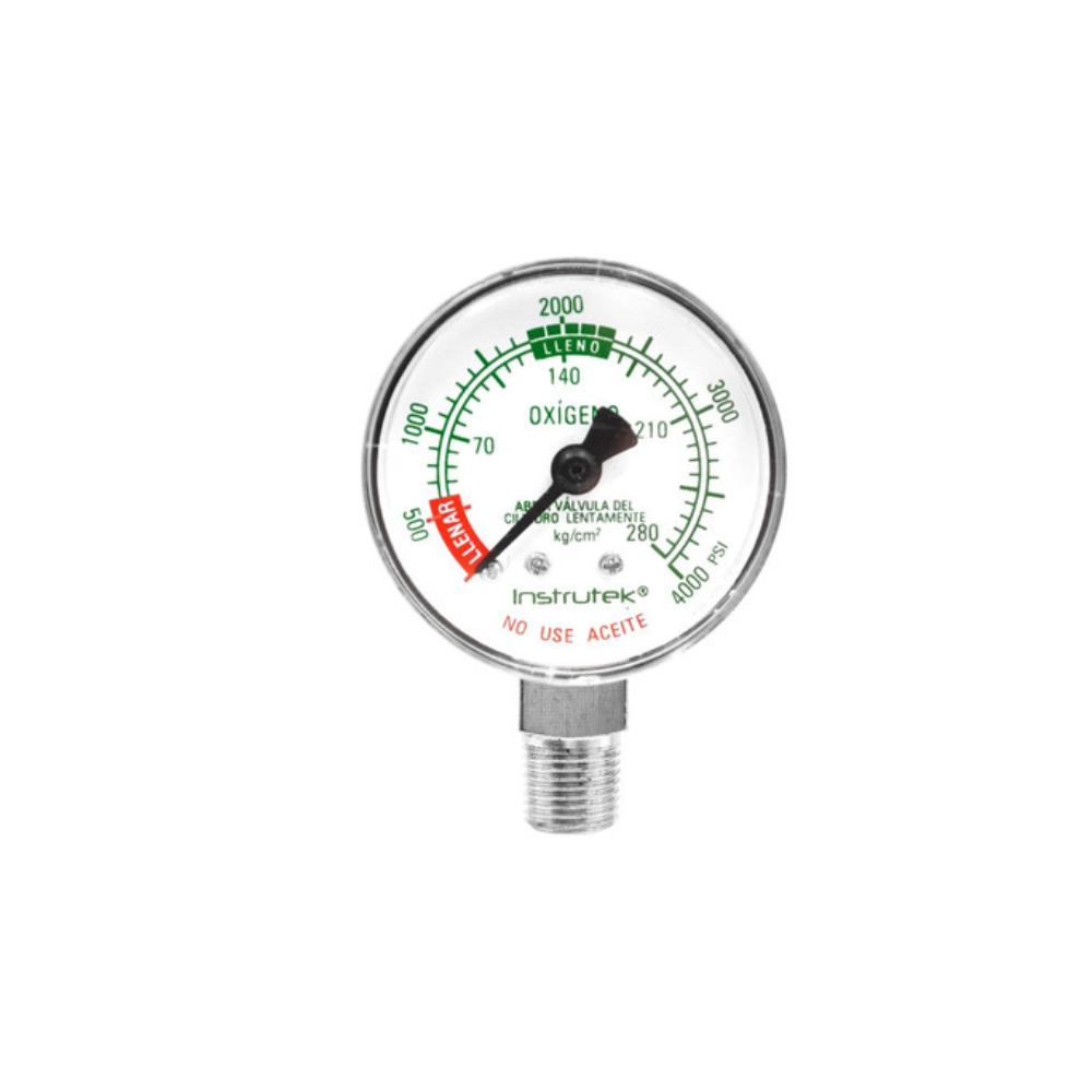 MANOMETRO GRANDE MEDICINAL ALTA (VACIO/LLENO)