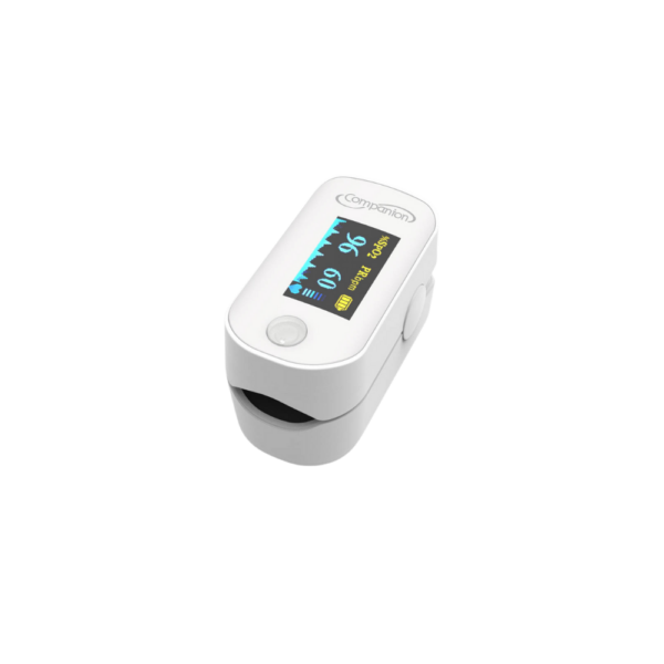 OXIMETRO DE PULSO PANTALLA OLED BLANCO COMPANION COD. D400-012