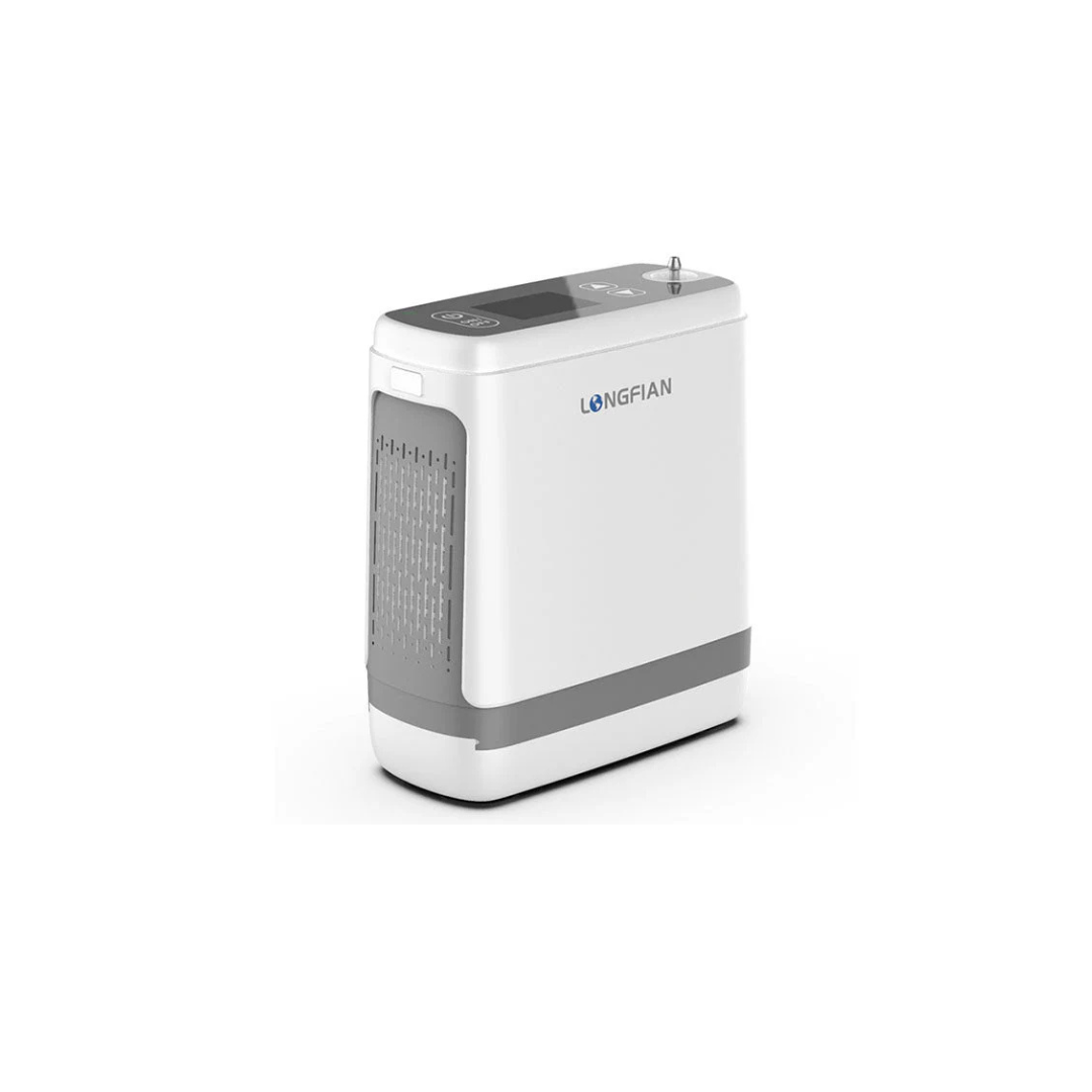 Concentrador de Oxígeno Portátil Longfian 0 a 5 LPM por pulso - Imagen 2